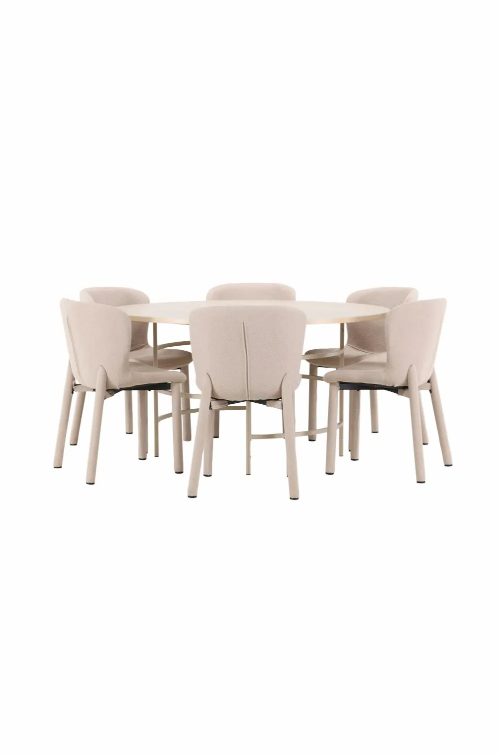 Venture Home Spisebord Copenhagen med Astoria-stol Beige Online