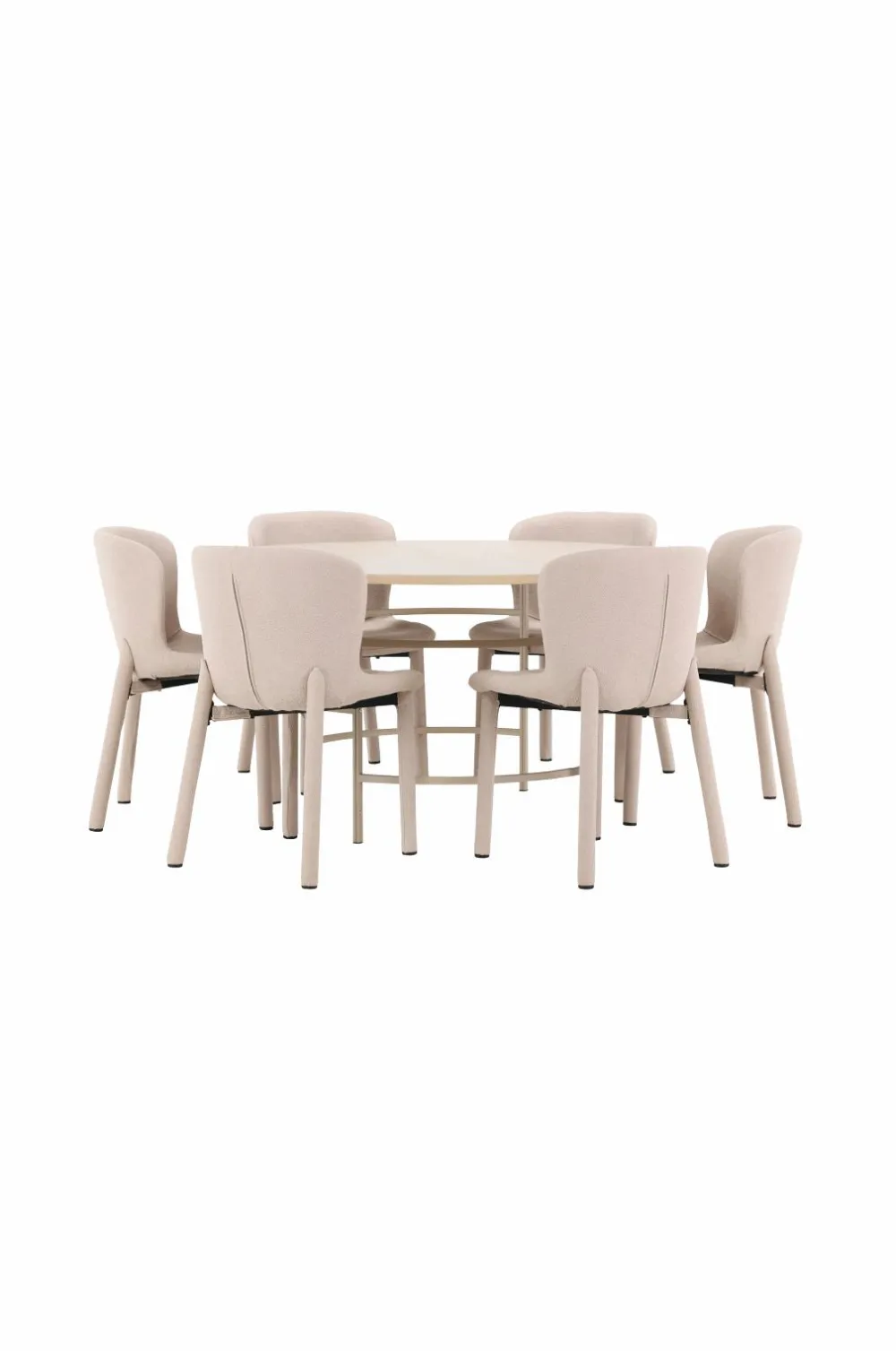 Venture Home Spisebord Copenhagen med Astoria-stol Beige Online