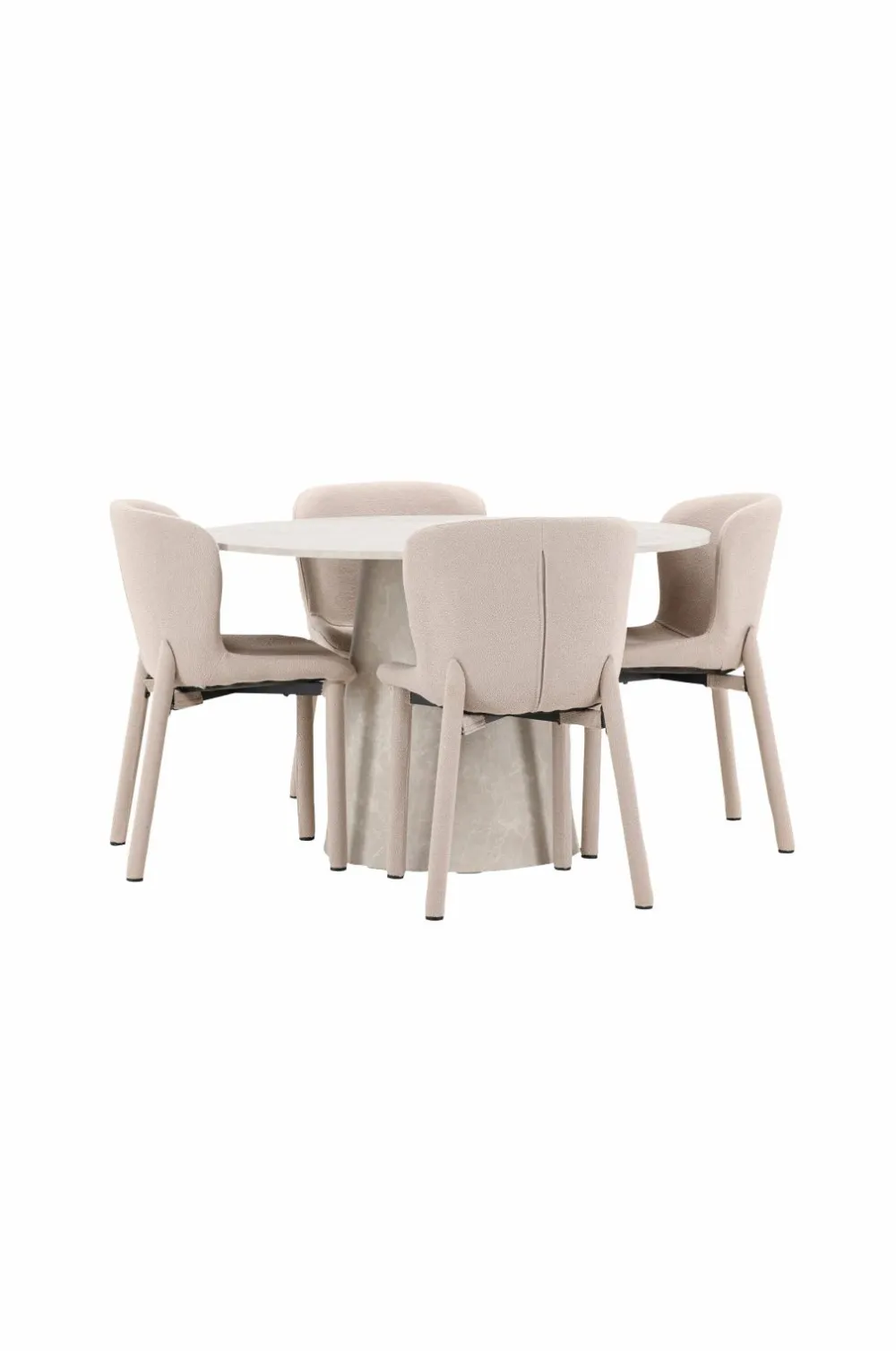 Venture Home Spisegrupper>Spisebord Lanzo med Astoria-stol Beige