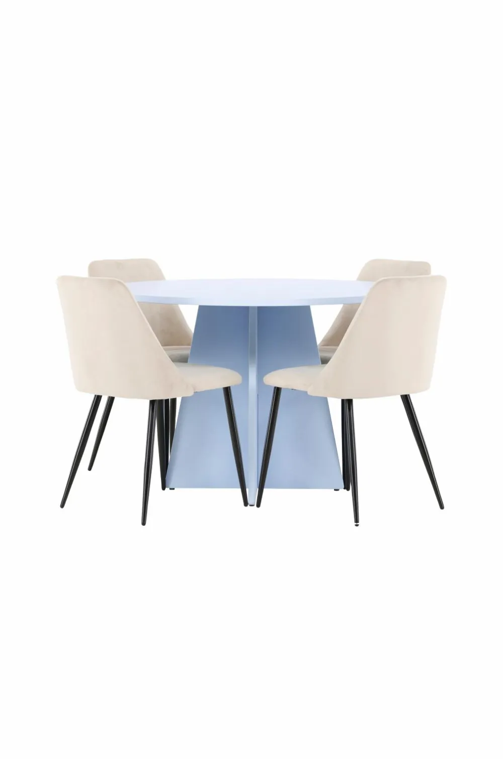 Venture Home Spisebord Bootcut med stol Night Beige Discount