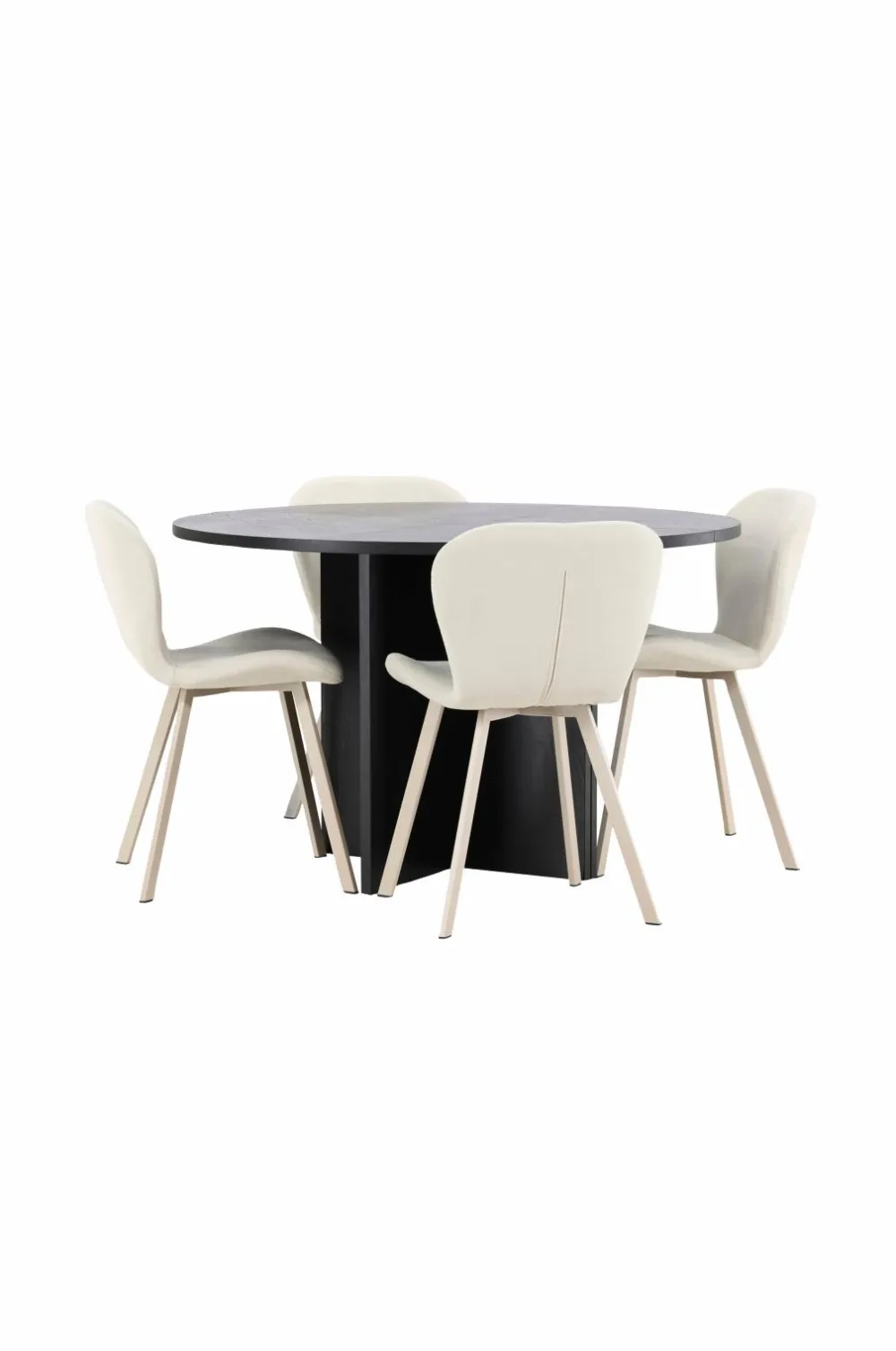 Venture Home Spisegrupper>Spisebord Strada med Lilja-stol Beige