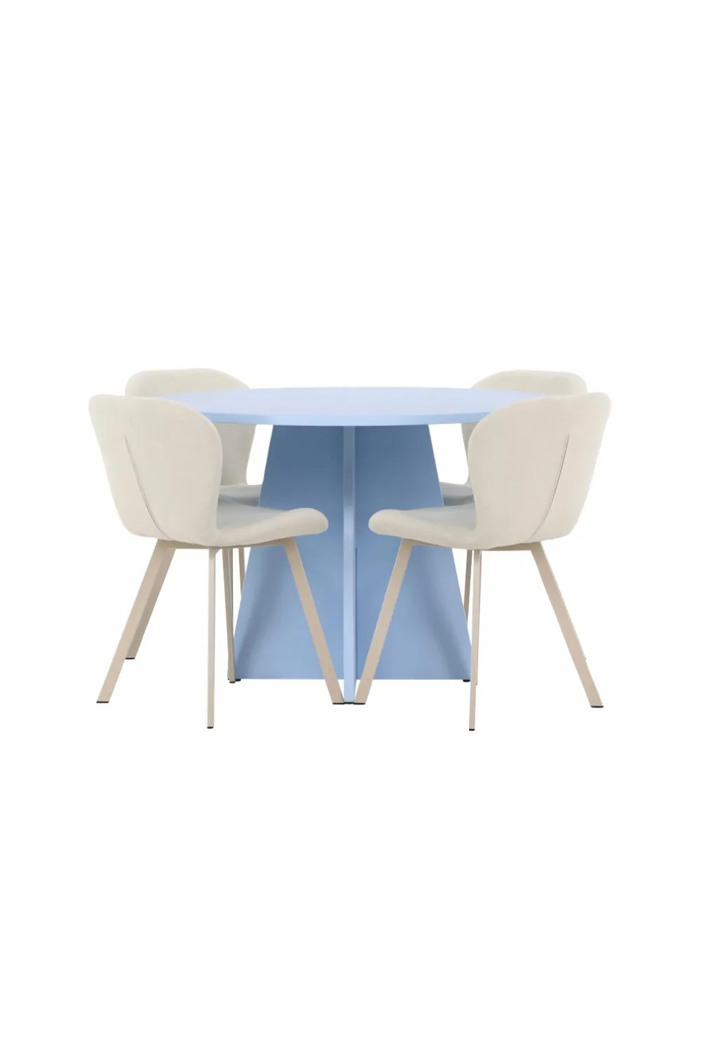 Venture Home Spisebord Bootcut med Lilja-stol Beige Online