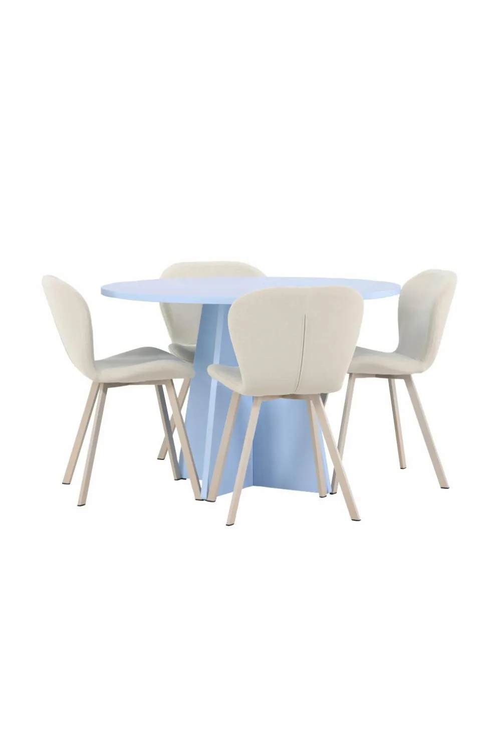 Venture Home Spisebord Bootcut med Lilja-stol Beige Online