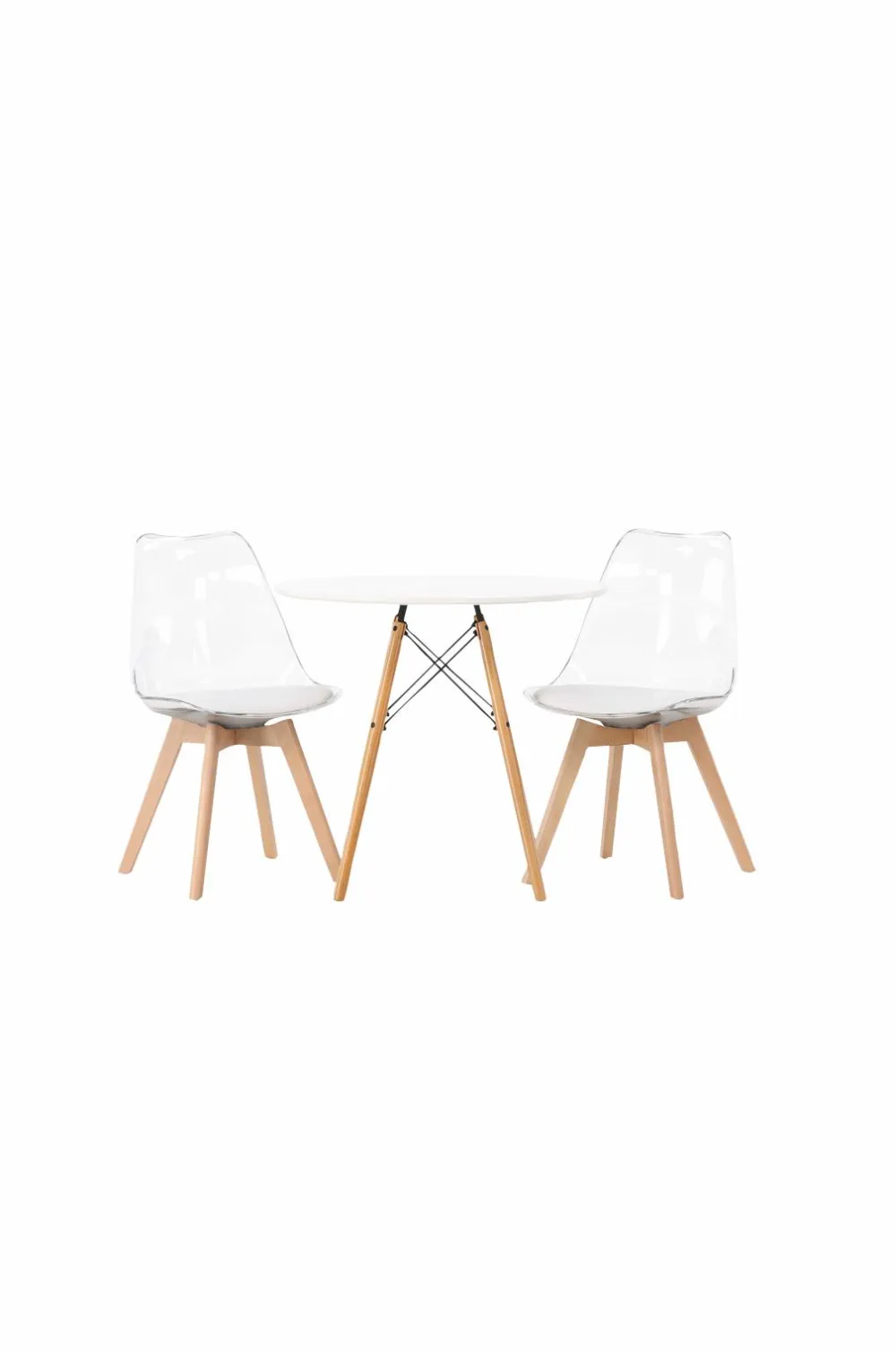 Venture Home Spisegrupper>Spisegruppe Danburi med 2 stk. stole Edvin White