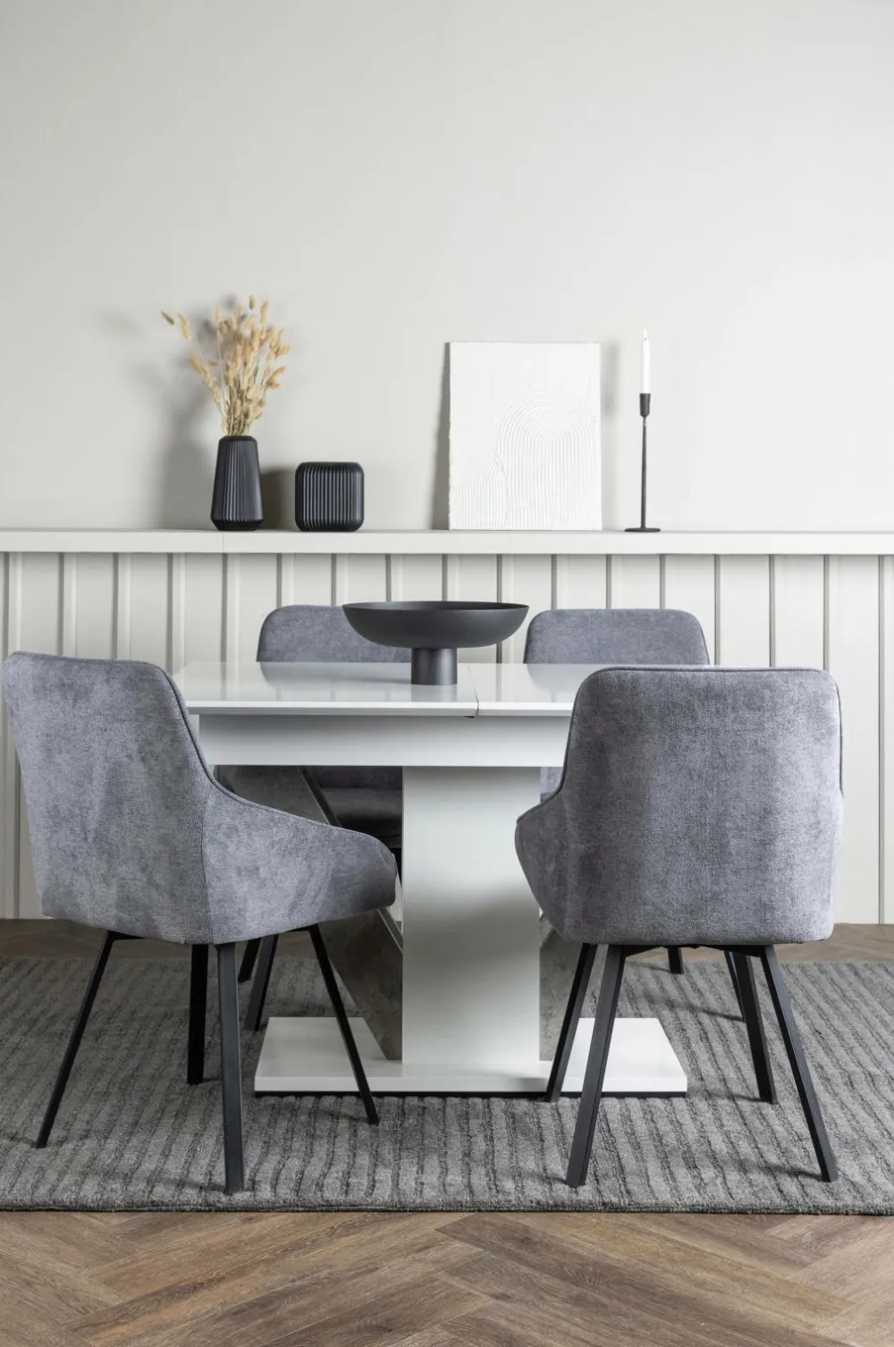 Venture Home Spisegrupper>Spisegruppe Disa med stole Rosie Grå