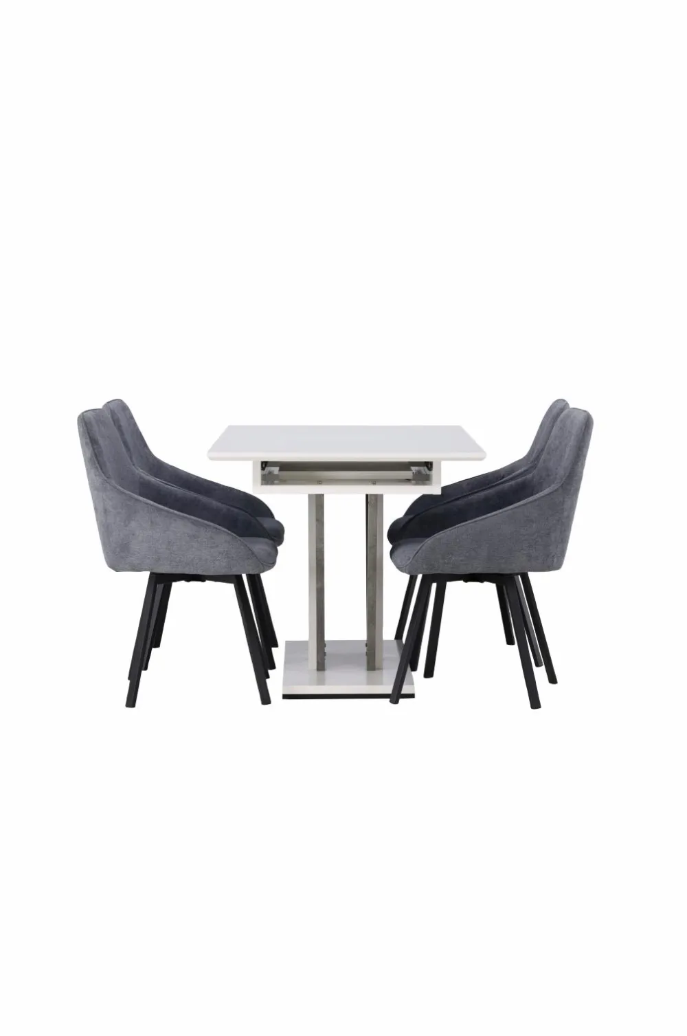 Venture Home Spisegrupper>Spisegruppe Disa med stole Rosie Grå