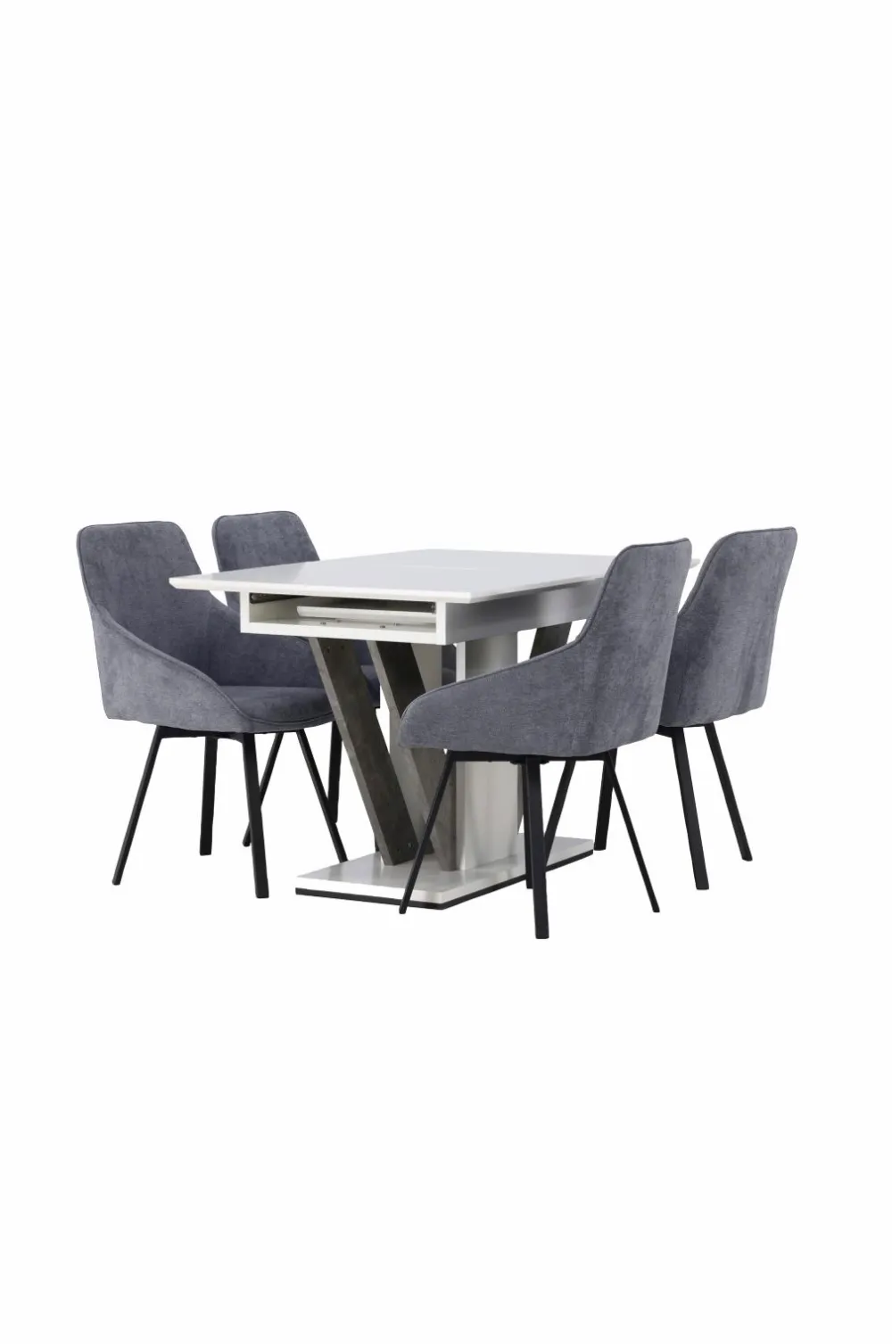 Venture Home Spisegrupper>Spisegruppe Disa med stole Rosie Grå