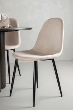 Venture Home Spisegrupper>Spisegruppe Olivia med 4 stole Polar Brown, Beige