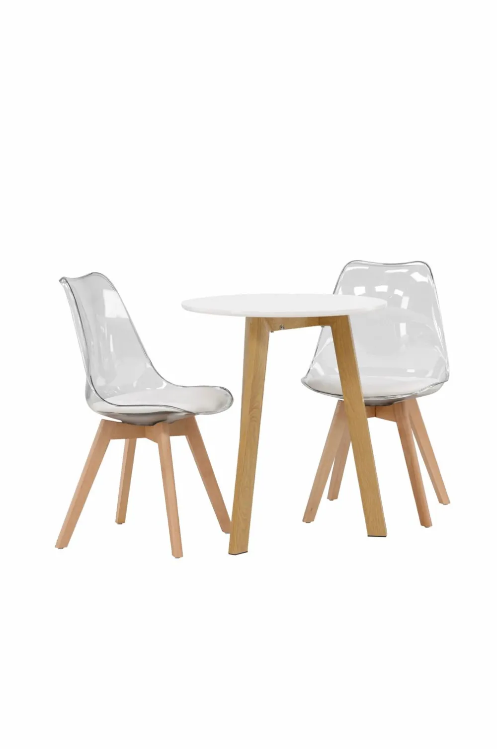 Venture Home Spisegrupper>Spisegruppe Leonora med 2 stk. stole Edvin White