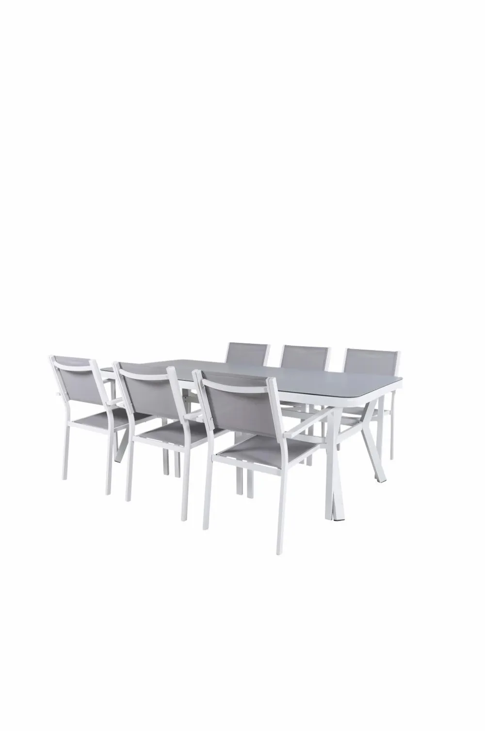 Venture Home Spisegrupper>Spisegruppe Virya med 6 stole Copacabana White