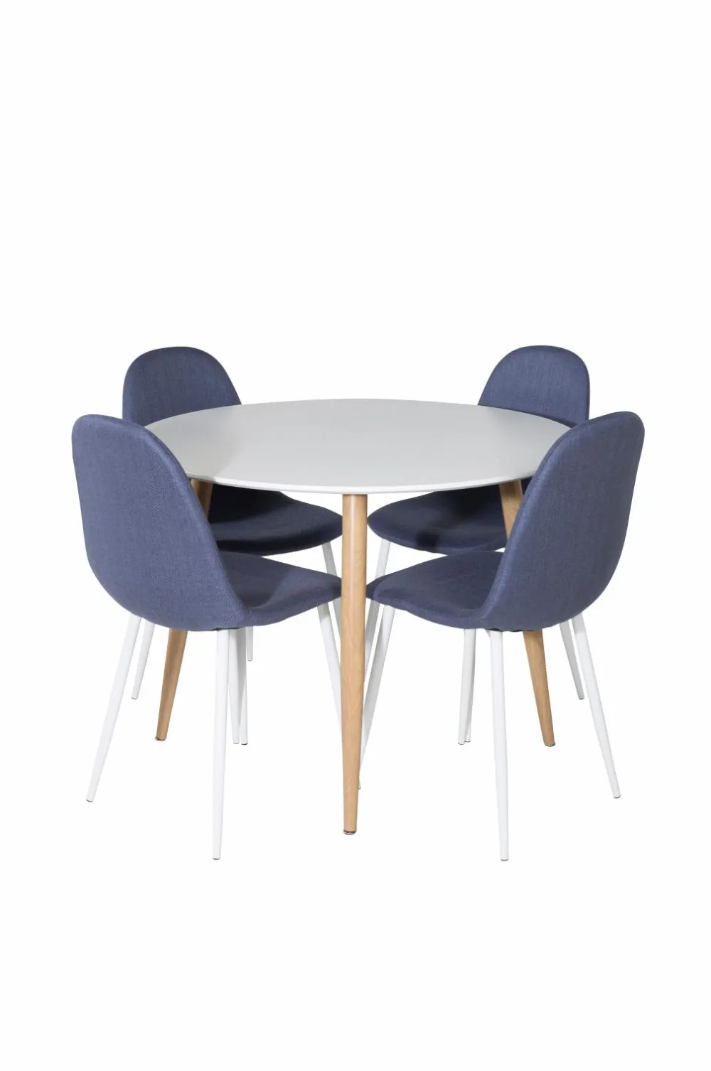 Venture Home Spisegrupper>Spisegruppe Plaza med stole Polar Blå