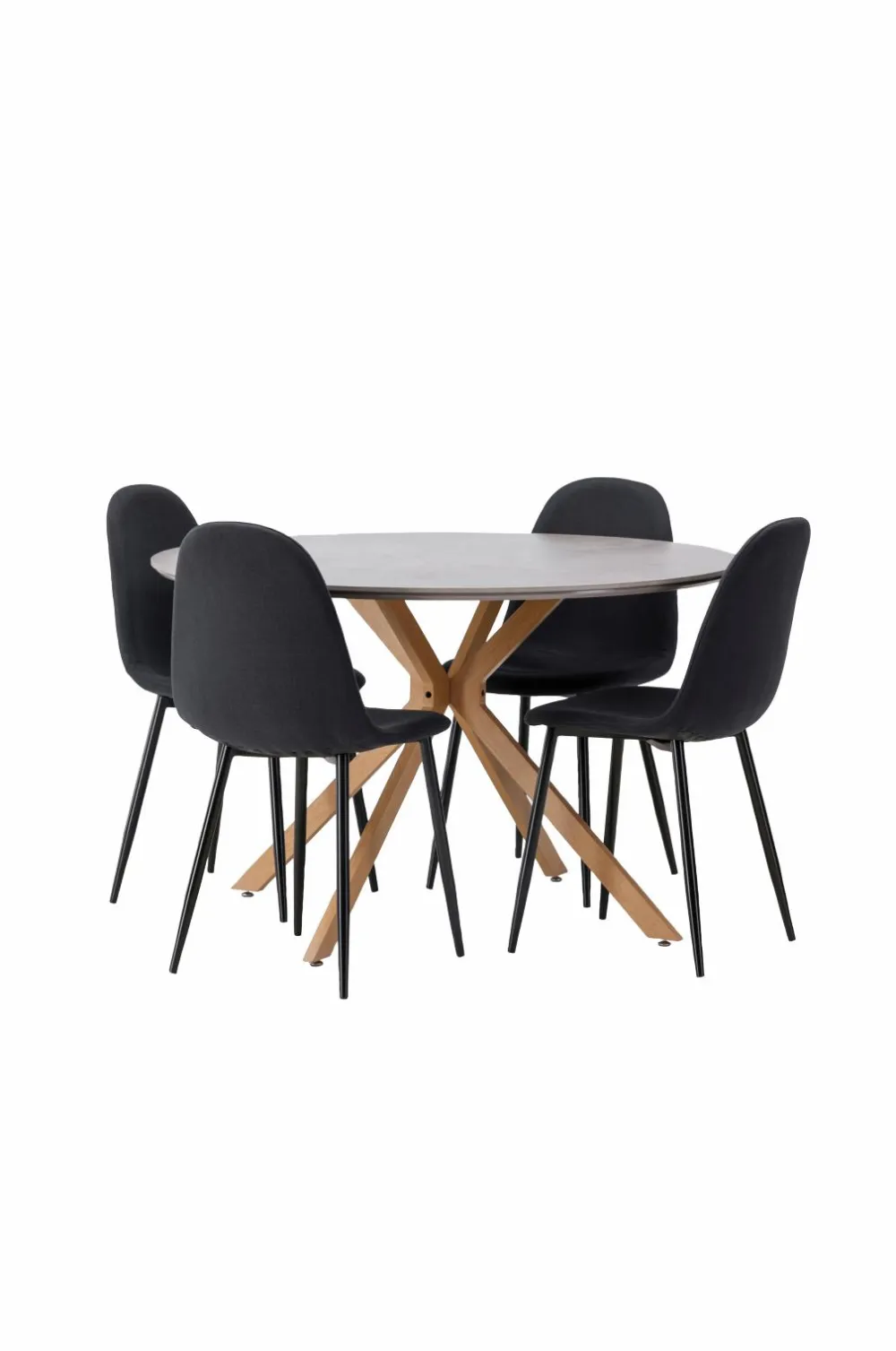 Venture Home Spisegrupper>Spisegruppe Piazza og stolene Polar Sort