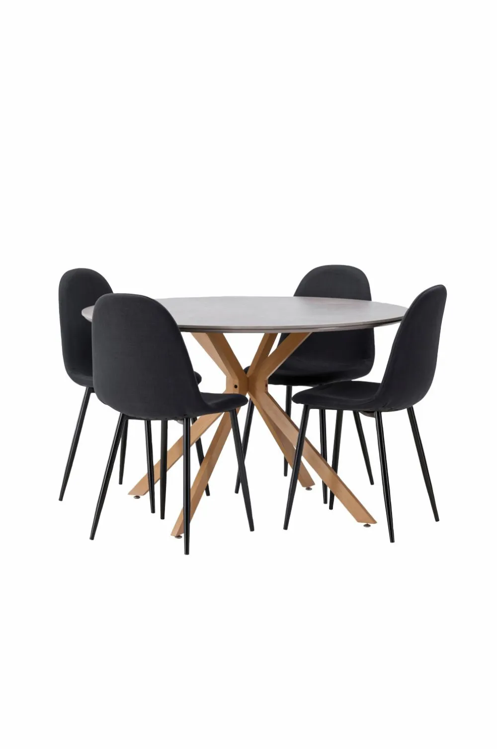 Venture Home Spisegrupper>Spisegruppe Piazza og stolene Polar Sort