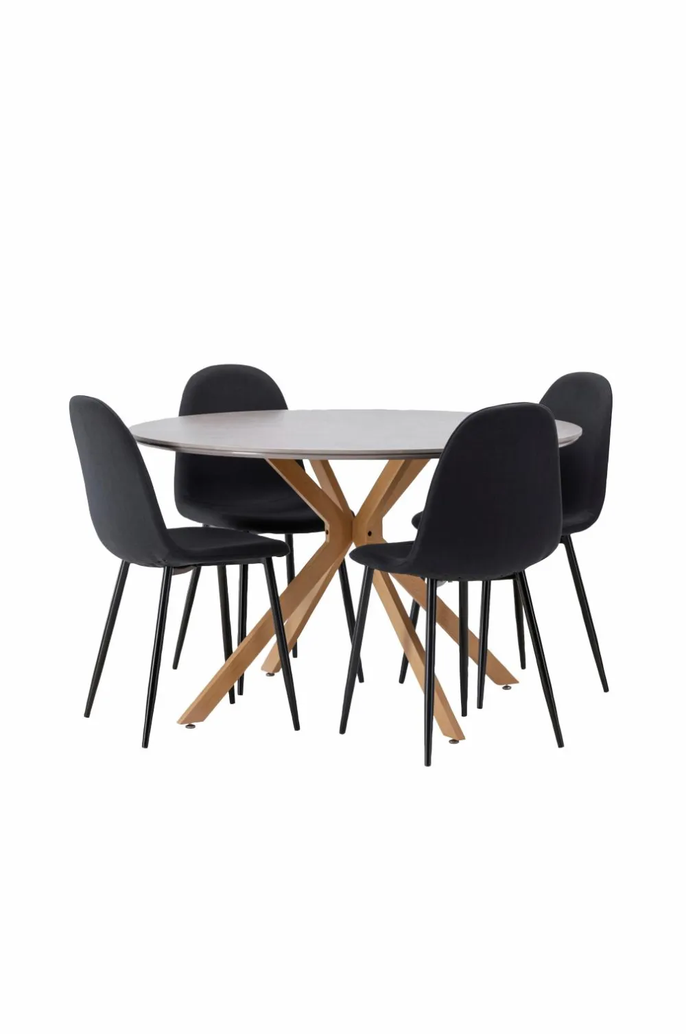 Venture Home Spisegrupper>Spisegruppe Piazza og stolene Polar Sort