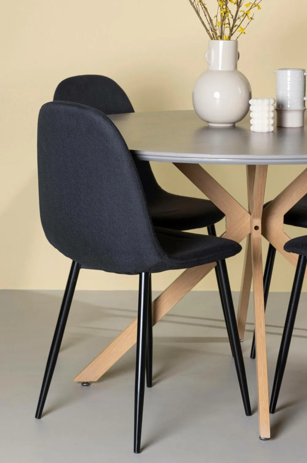 Venture Home Spisegrupper>Spisegruppe Piazza og stolene Polar Sort
