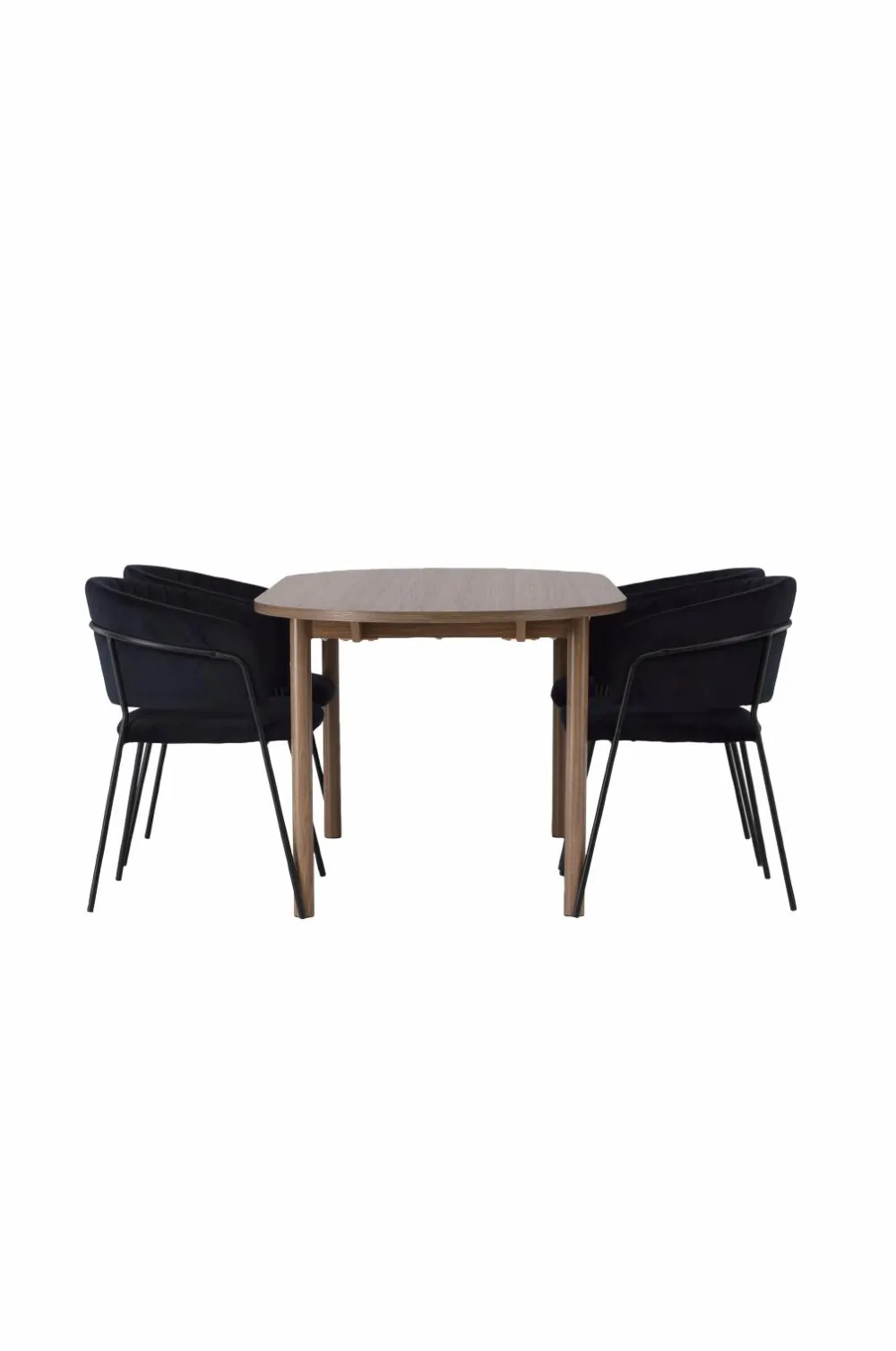 Venture Home Spisegrupper>Spisegruppe Andy med stole Selma Sort