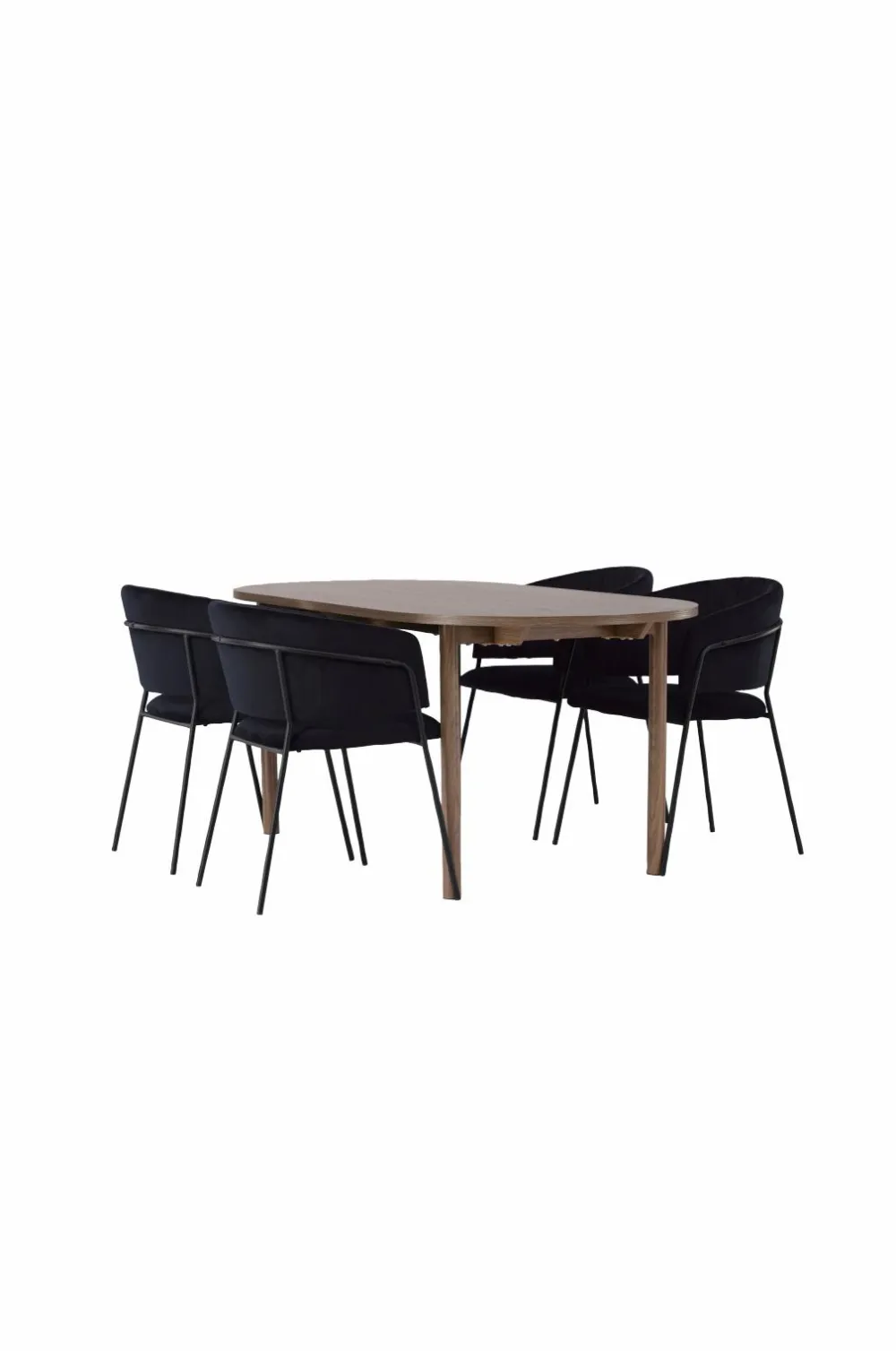 Venture Home Spisegrupper>Spisegruppe Andy med stole Selma Sort