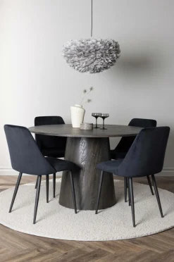 Venture Home Spisegrupper>Spisegruppe Lanzo med 4 stole Night Black