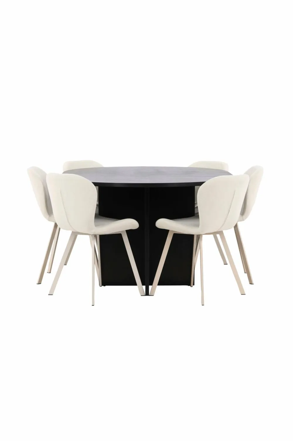 Venture Home Strada-spisebord med Lilja-stol Beige Hot