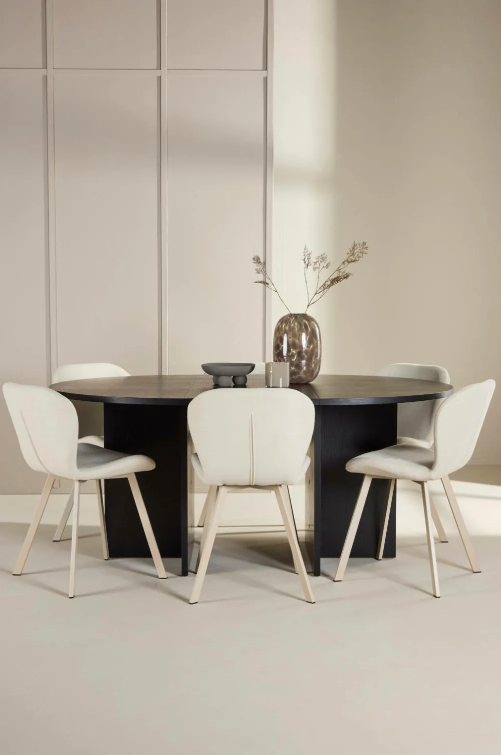 Venture Home Strada-spisebord med Lilja-stol Beige Hot