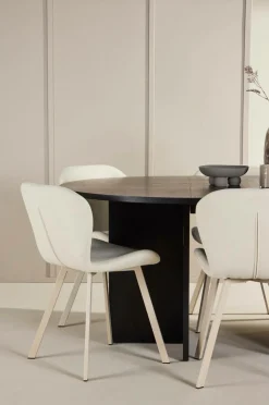 Venture Home Strada-spisebord med Lilja-stol Beige Hot