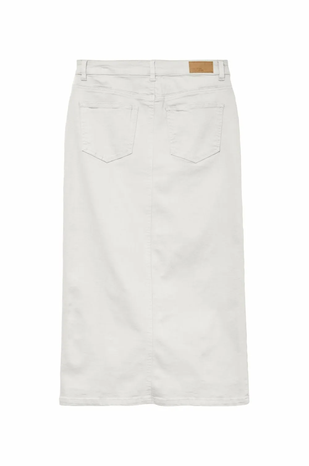 Vero Moda Nederdele>Cowboynederdel vmWild Alvida Button HR 7/8 Clr Sk Snow white