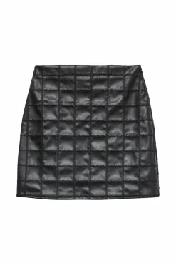 Vero Moda Nederdel vmHonor PU HW Short Black