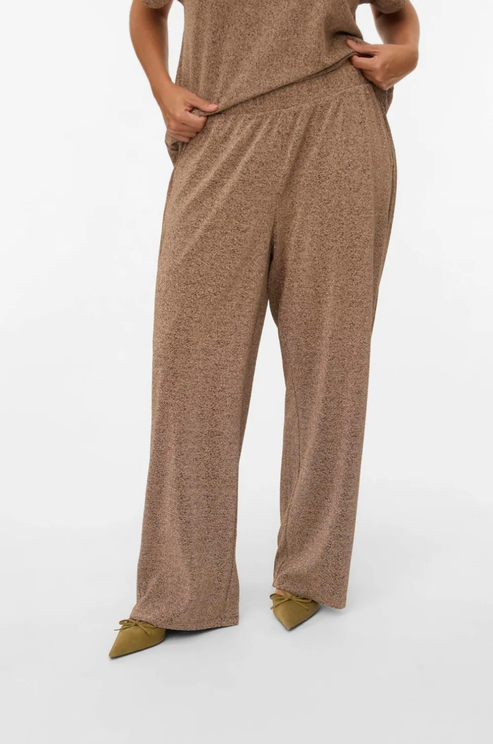 Vero Moda Curve Bukser>Bukser vmChoxanne Gold colour
