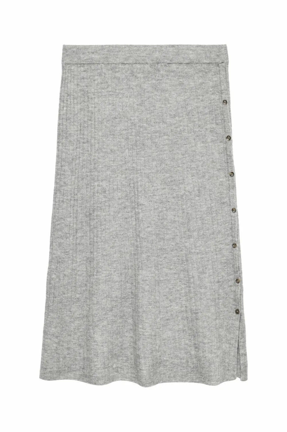 Vero Moda Curve Nederdele>Maxi nederdel Vmcsally NW Ankle Light grey melange