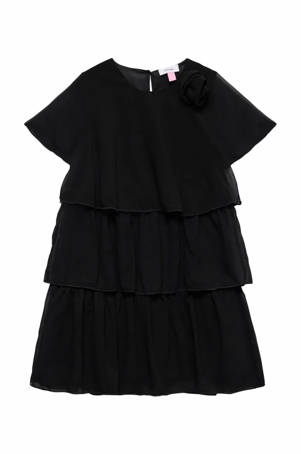 Vero Moda Girl Kjoler>Kjole vmFelicia SS Ruffle Black