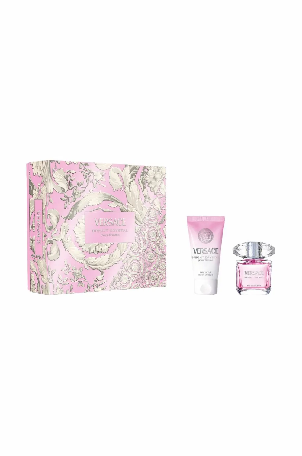 Versace Giftbox Bright Crystal Edt 30 Ml + Body Lotion 50 Ml No Color Clearance