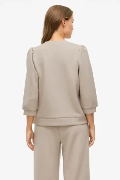 Vila Sweatshirt viReflect 3/4 / LN Natural melange Outlet