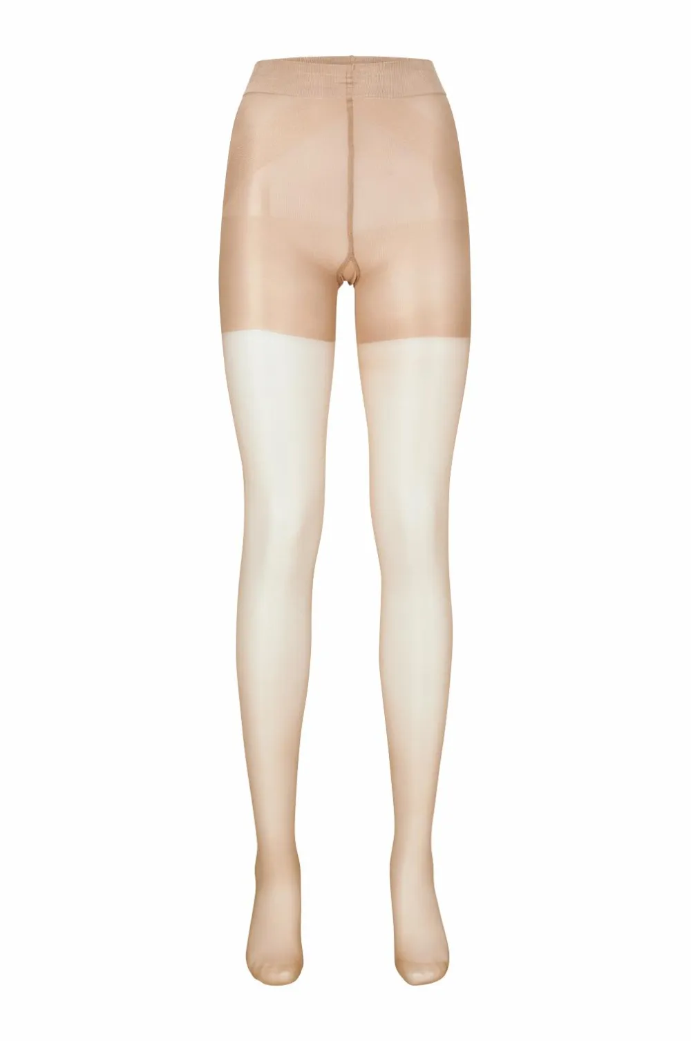 Vogue Støttestrømpebukser Ladies Den Pantyhose, Lift Up Support 20den - medium support Suntan Hot