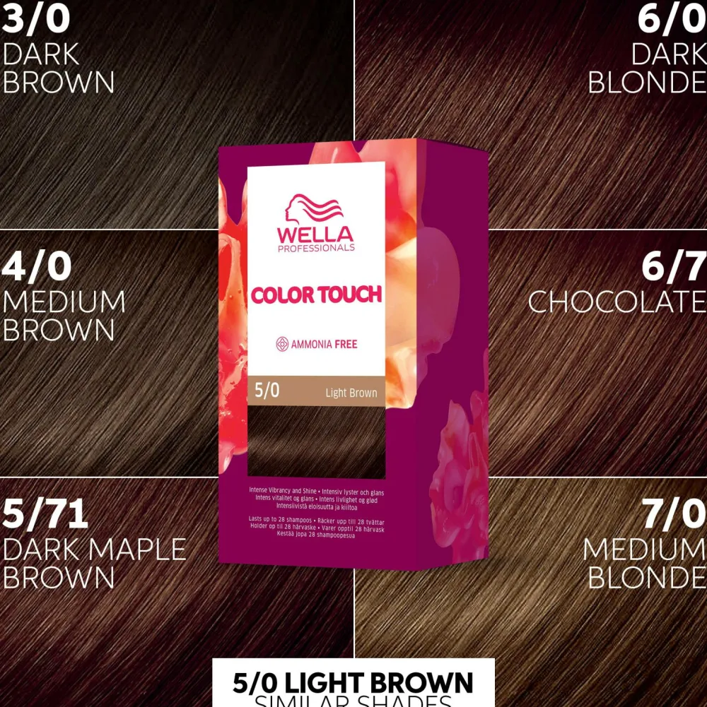 Wella Professionals Hårfarve>Color Touch Pure Naturals 130 ml Light brown 5/0