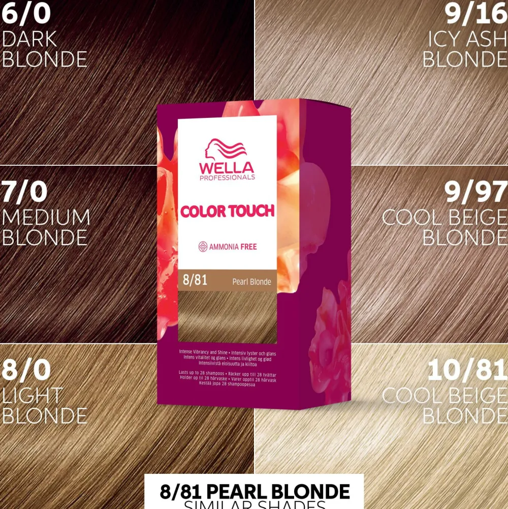 Wella Professionals Hårfarve>Color Touch Pure Naturals 130 ml Pearl blonde 8/81