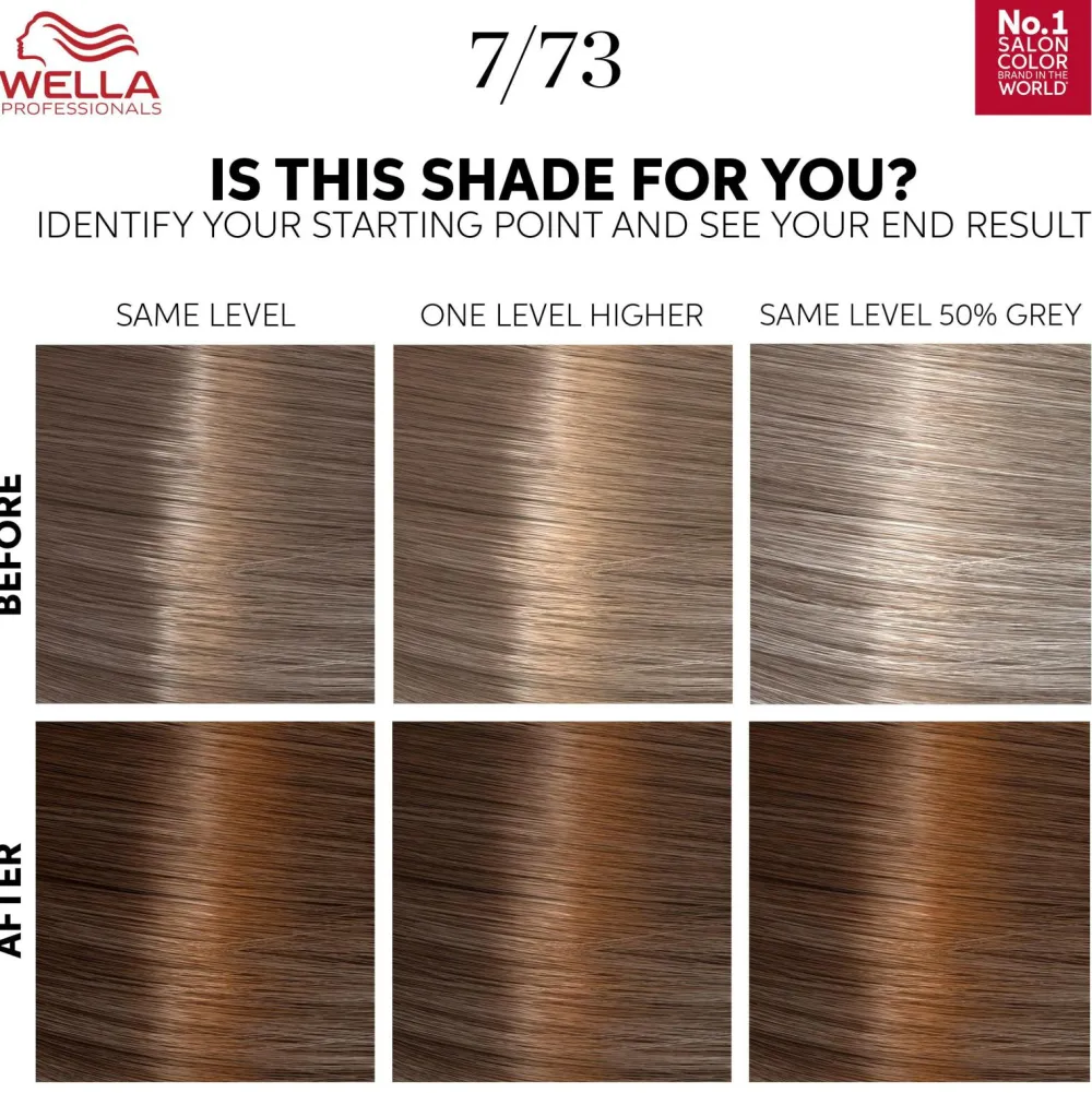 Wella Professionals Color Touch Pure Naturals 130 ml Golden tobacco 7/73 New