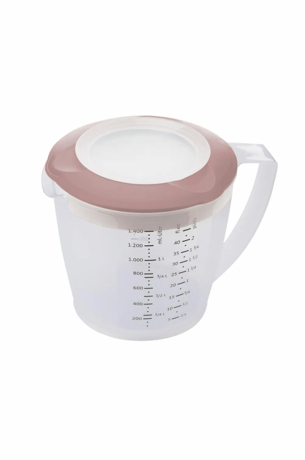 Westmark Bagetilbehør & Bageredskaber>Blandekande med låg, HELENA, 1,4 l, Lyserød