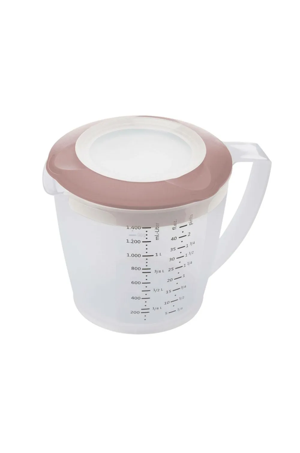 Westmark Bagetilbehør & Bageredskaber>Blandekande med låg, HELENA, 1,4 l, Lyserød