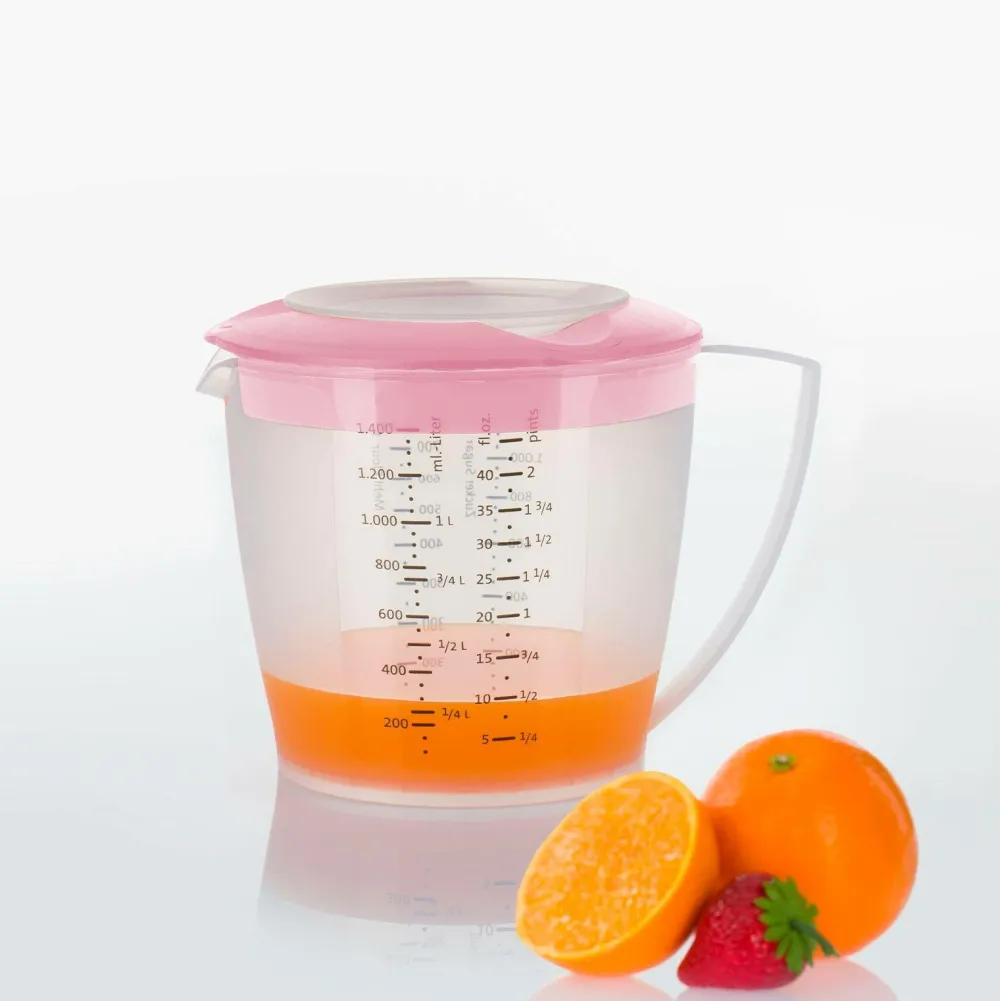 Westmark Bagetilbehør & Bageredskaber>Blandekande med låg, HELENA, 1,4 l, Lyserød