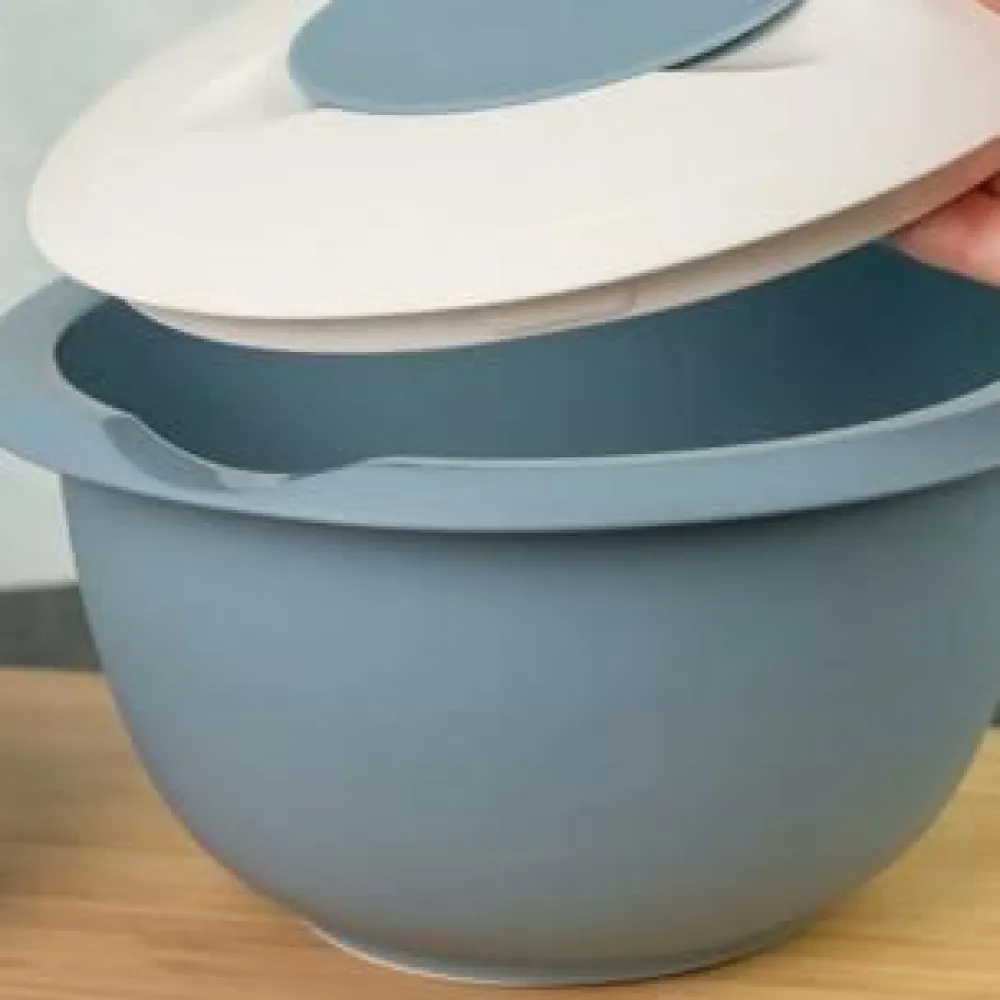Westmark Bagetilbehør & Bageredskaber>Røreskål med todelt låg, 3,5 l, Blå