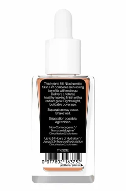Wet n Wild Bare Focus Niacinamide Skin Tint Amber Beige New