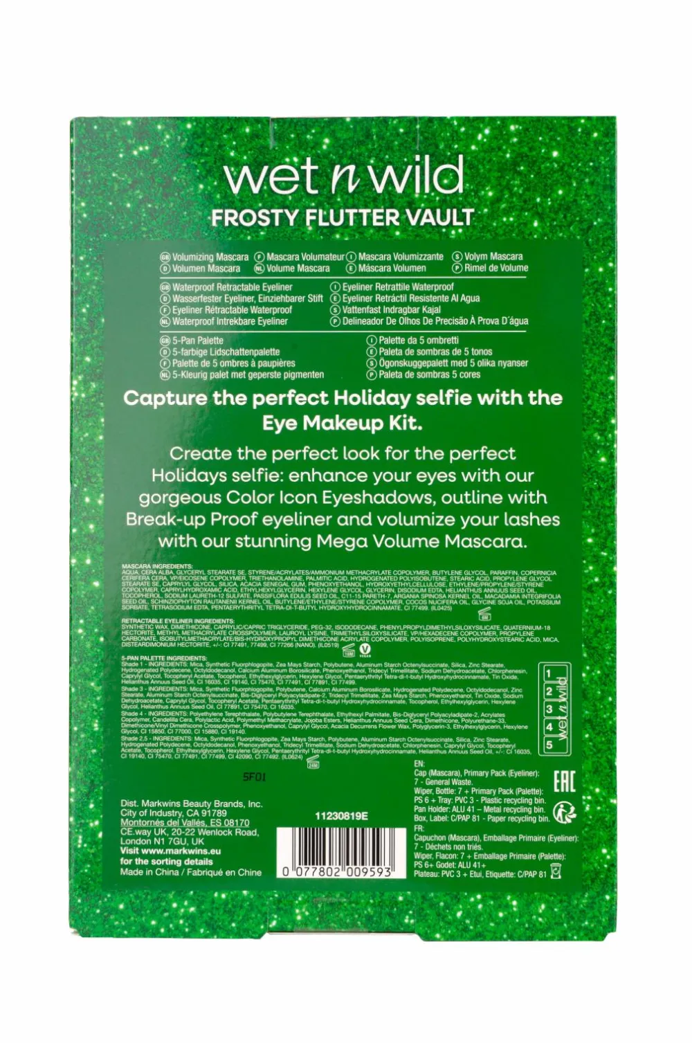 Wet n Wild Giftbox Holidays Set Frosty Flutter Vault No Color Discount