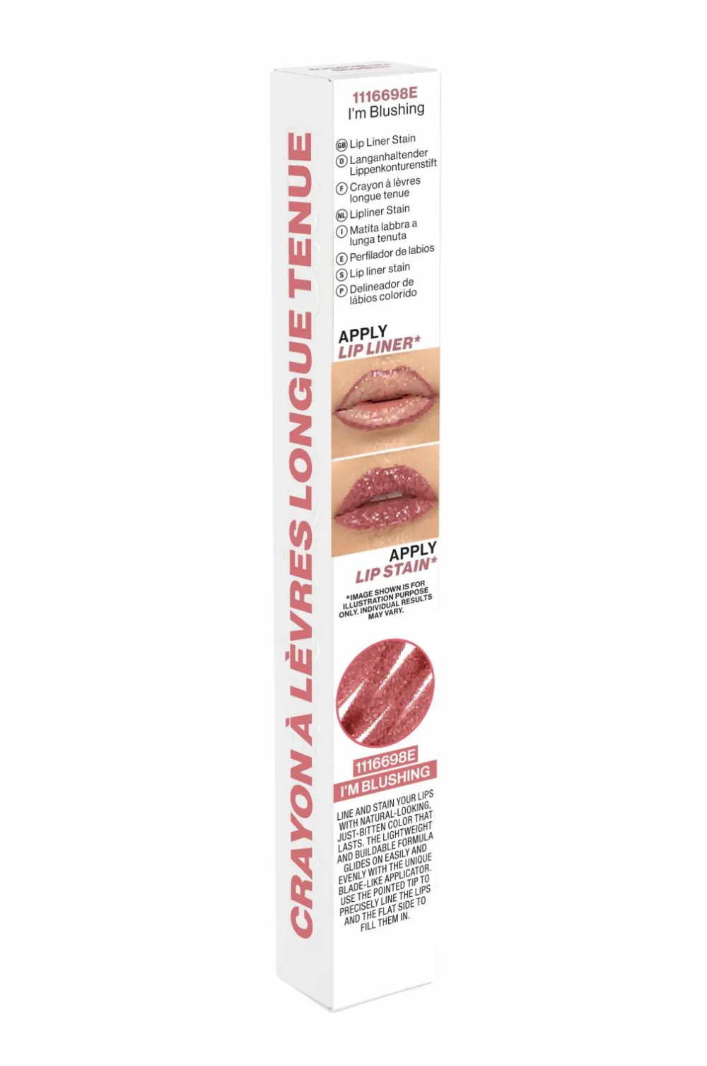 Wet n Wild Perfect Pout Lip Liner Stain I'M Blushing Sale