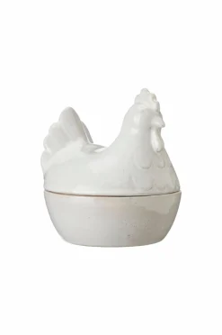 Wikholm Form Påskepynt>W Hen låg Offwhite