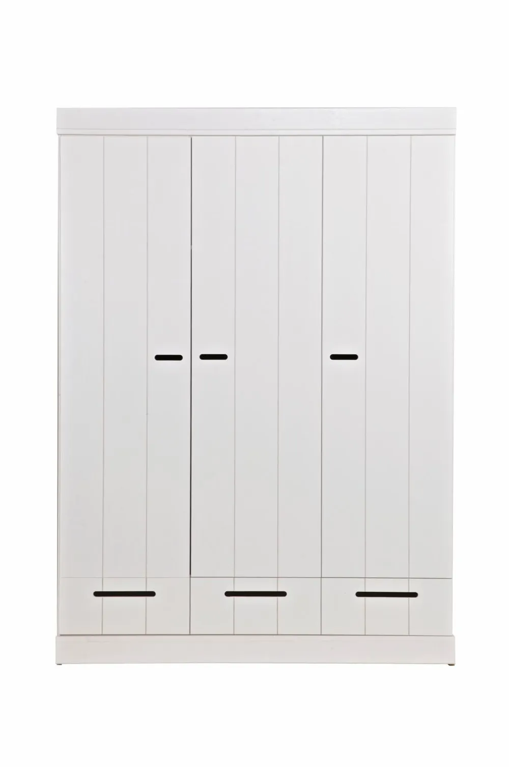 WOOOD Garderobeskabe>Garderobe Connect m struktur, H195xB140xD53 Hvid
