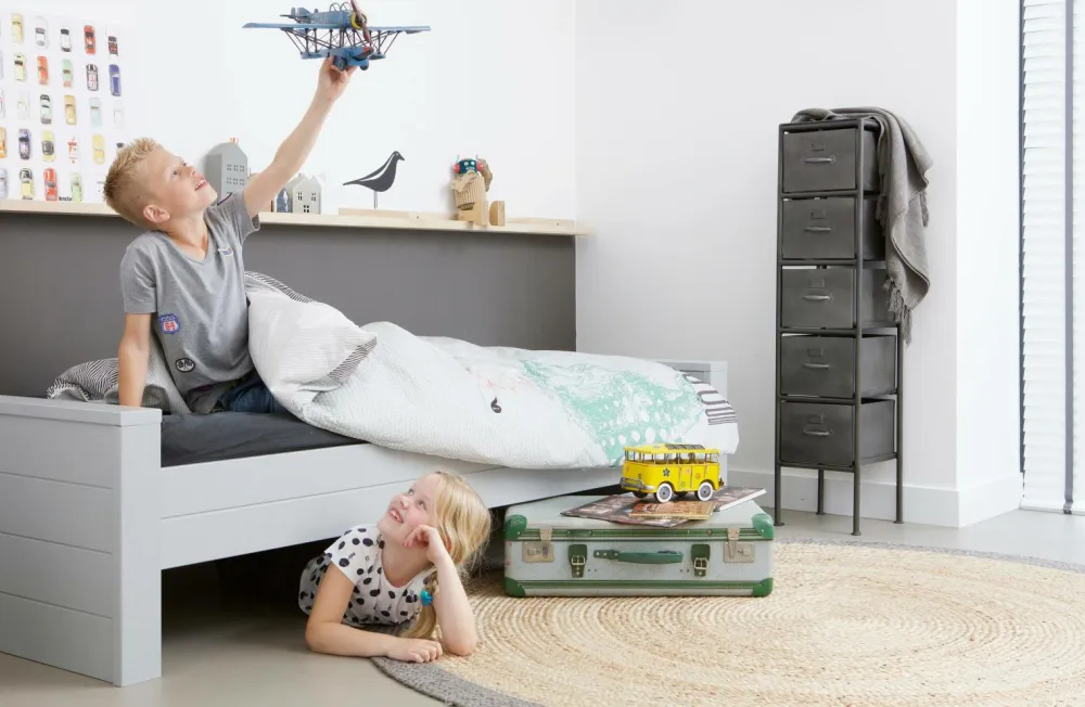 WOOOD Seng Robin Concrete Grå