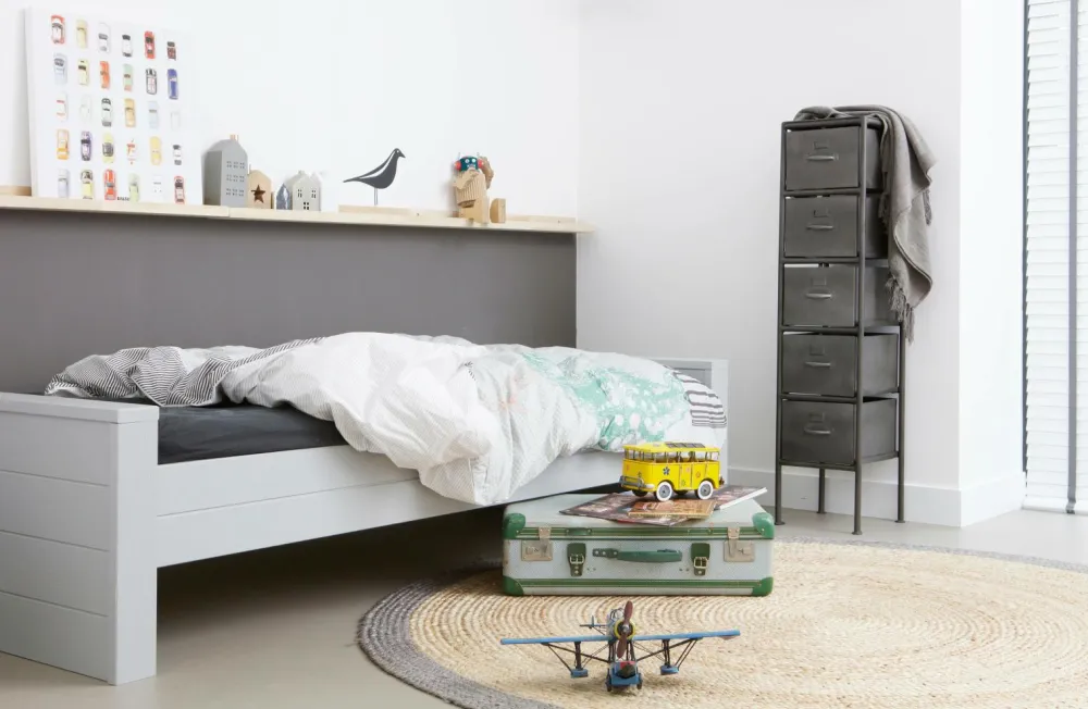 WOOOD Seng Robin Concrete Grå