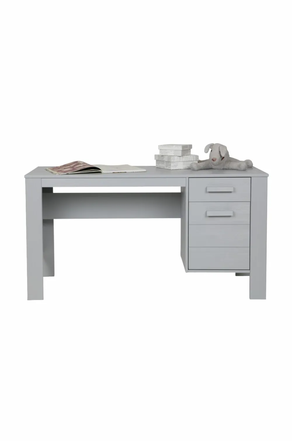 WOOOD Skrivebord Robin, H74xB140xD59 Grå Outlet
