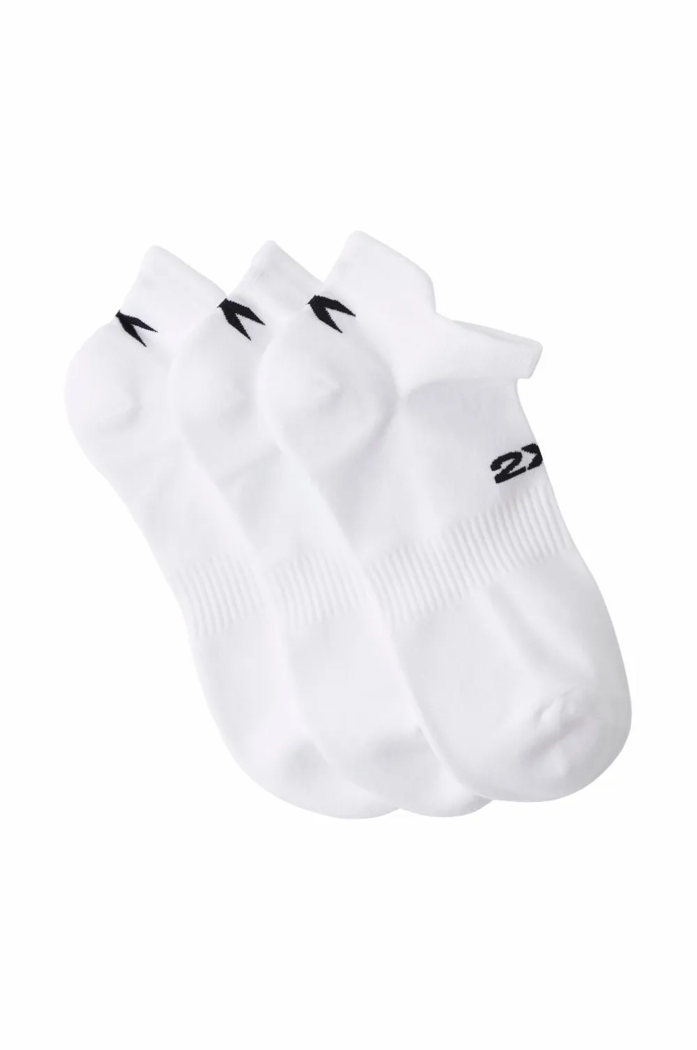 2XU Træningstøj|Træningstøj>Løbestrømpe Ankle Socks 3-pak White/black