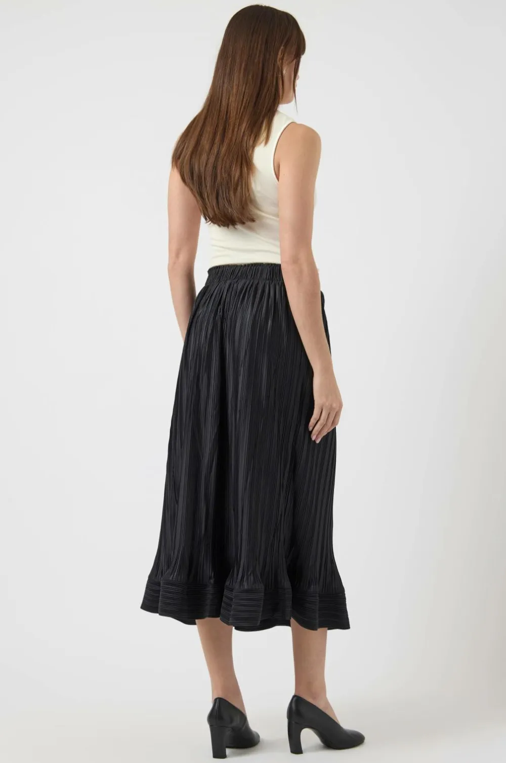 YAS Nederdele>Nederdel Riva HW Midi Skirt Black